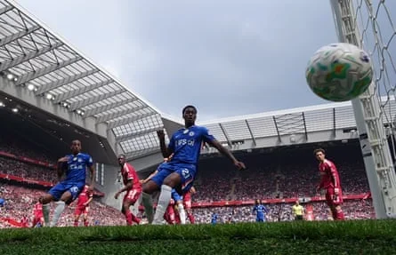 Chelsea’s Enzo Fernandez (not in picture) the equaliser at Anfield.